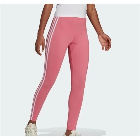 Adidas 3 Stripes Tights in Pink Size Small | Cotton |Jimmy Jazz rose tone S - Picture 10 of 15